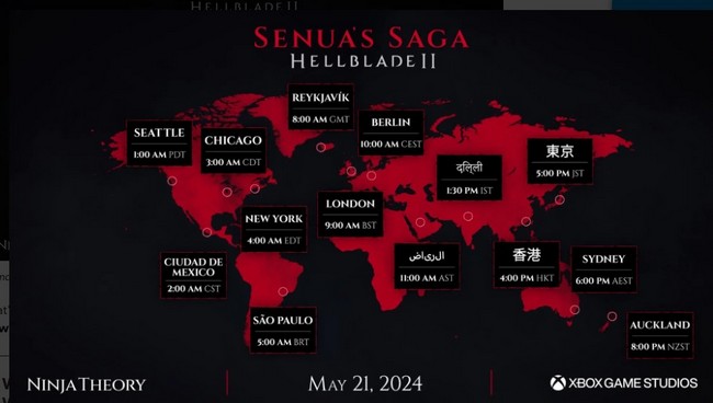 Heure de sortie de Senua's Saga Hellblade 2