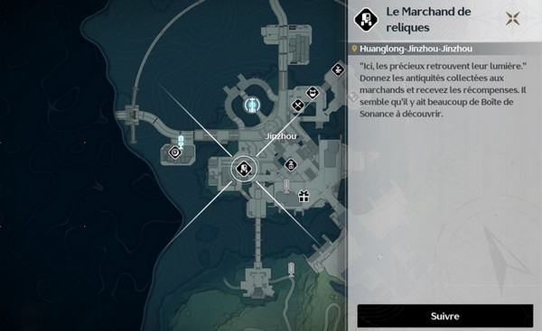 Marchand de Reliques situé à Jinzhou.