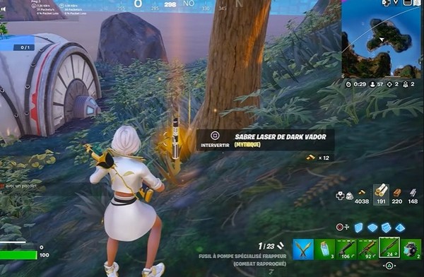 Sabre Laser de Dark Vador dans Fortnite Chapitre 5 Saison 2
