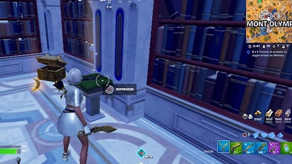 Trouver et prendre la dague brisée de Méduse dans Fortnite