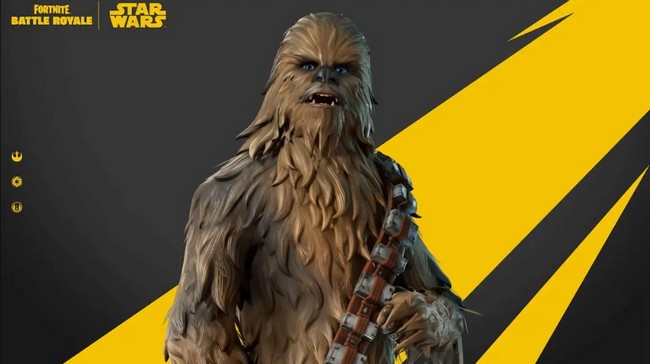 emplacement Chewbacca dans Fortnite