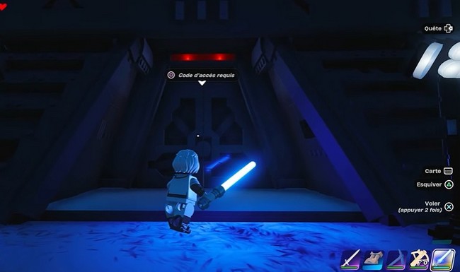 entrer dans un bunker Star Wars dans Lego Fortnite