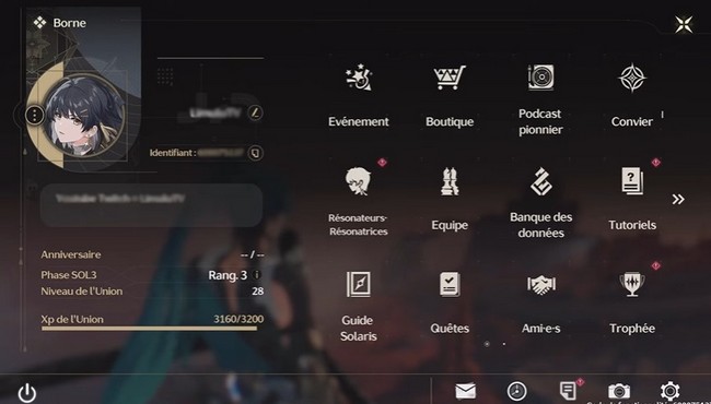 monter votre niveau de l'Union dans Wuthering Waves