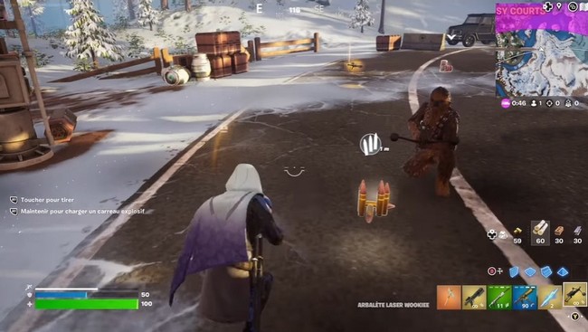 sauver Chewbacca dans Fortnite