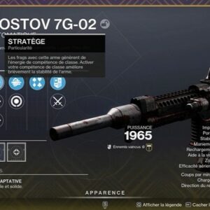 Khvostov exotique dans Destiny