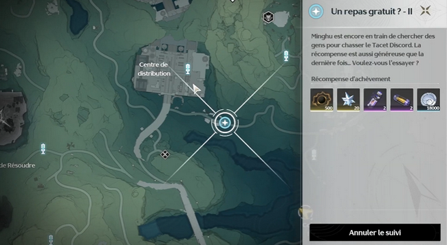 Quête Un repas gratuit (2) Wuthering Waves.