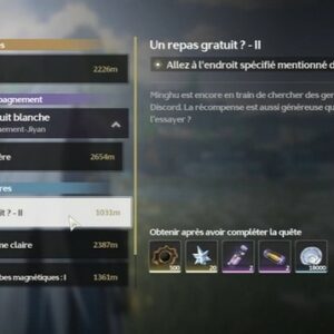 Un repas gratuit (2) dans Wuthering Waves