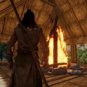 alimenter un feu de joie à Soulmask