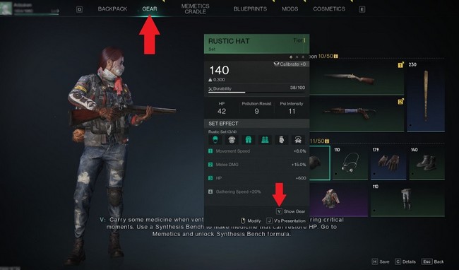 Comment masquer l'équipement dans Once Human