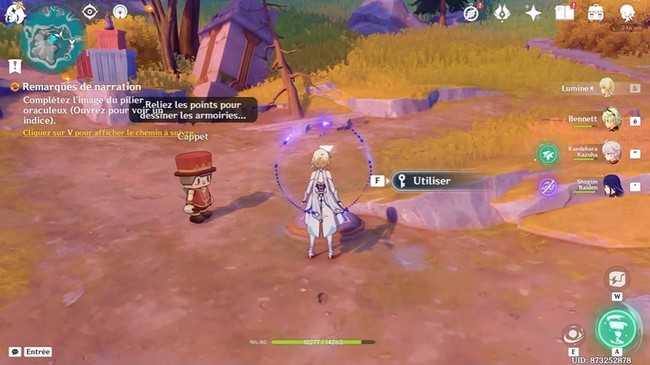 Complétez l'image du pilier oraculeux La forme de la vaillance genshin impact 4.8