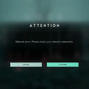 Erreur de réseau, veuillez vérifier votre connexion