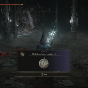 Médaillon d’ambre céruléen +3