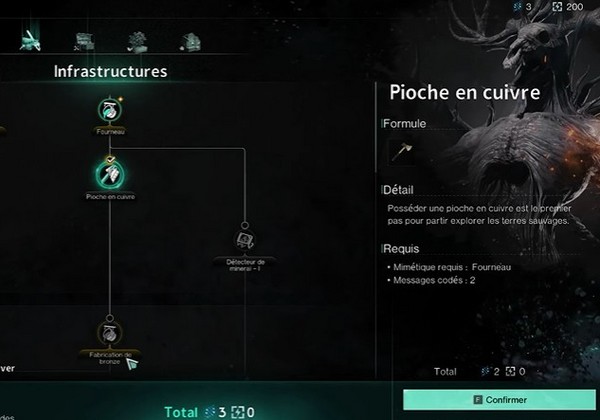 Pioche en cuivre dans Once Human