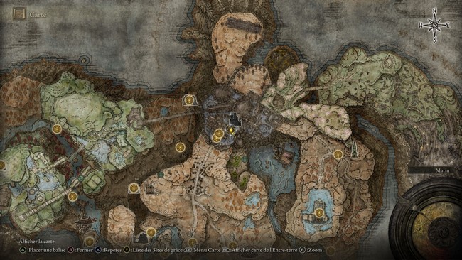 Tuer Kérastien au Château noir elden ring-emplacement