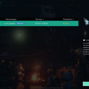 changer de serveur dans Once Human