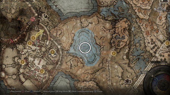 emplacement 1 Pierre de forge sombre des dragons anciens elden ring