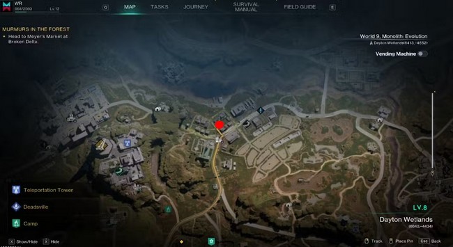 emplacement Caisse d'équipement de Brookham once Human-1