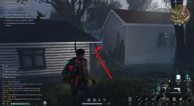 emplacement Caisse d'équipement de Brookham once Human-1