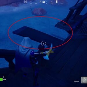 marcher sur la planche dans Fortnite-emplacement
