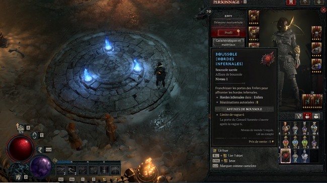 Boussole Infernale diablo 4 saison 5