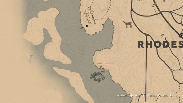 Crapet arlequin légendaire dans Red Dead Redemption 2