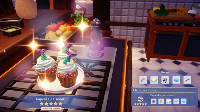 Cupcake de sirène Disney Dreamlight Valley