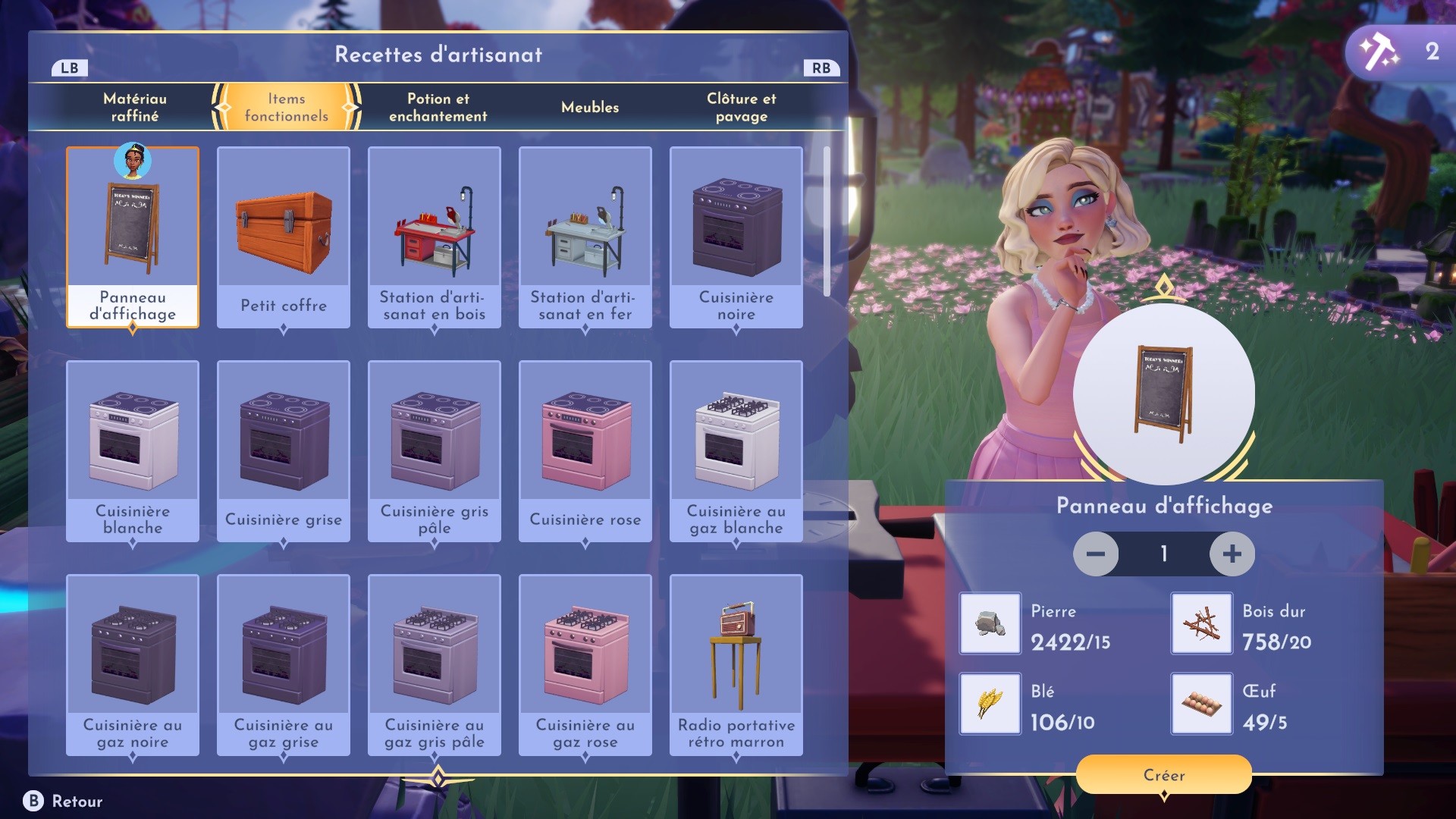 Gastronomie de Dreamlight Disney Dreamlight Valley-