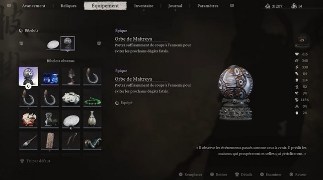 Orbe de Maitreya Black Myth Wukong