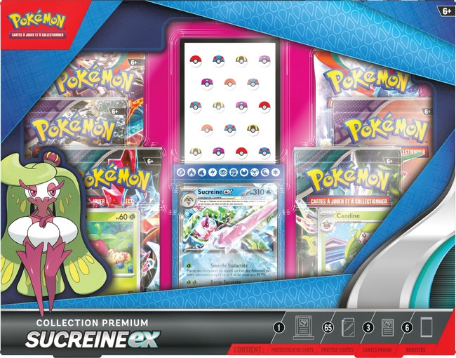 Une collection premium Sucreine-ex sera disponible à la fin du mois pour le JCC Pokémon, pour les joueurs anglais.