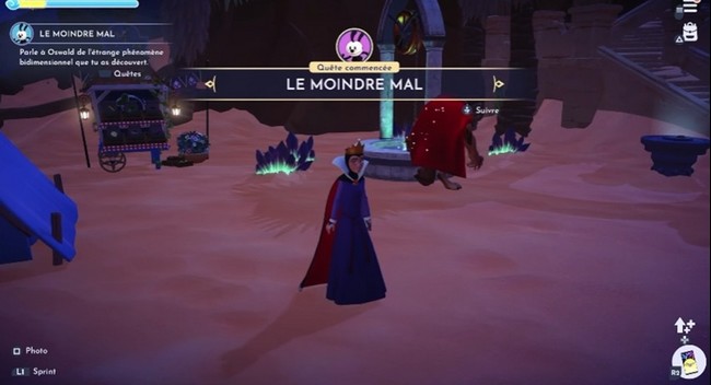 quête "Le moindre mal"