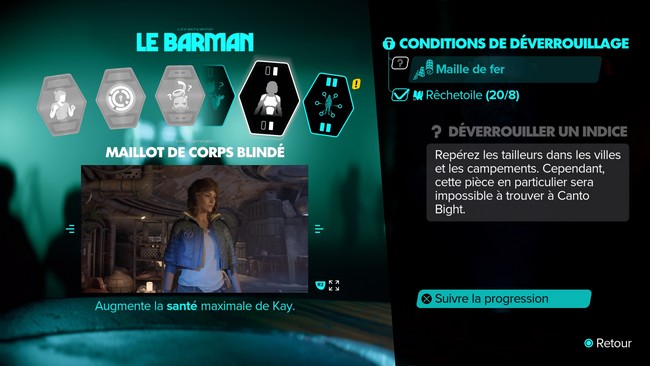 régénérer la santé de Kay dans Star Wars Outlaws