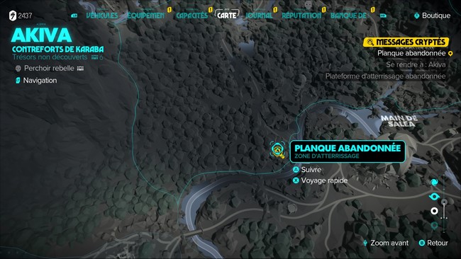 plateforme dAkiva Star Wars Outlaws’atterrissage abandonnée