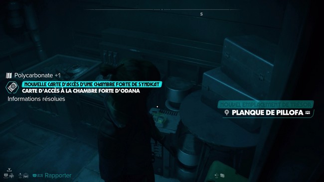 Carte d'accès à la chambre forte d'Odana Star Wars Outlaws