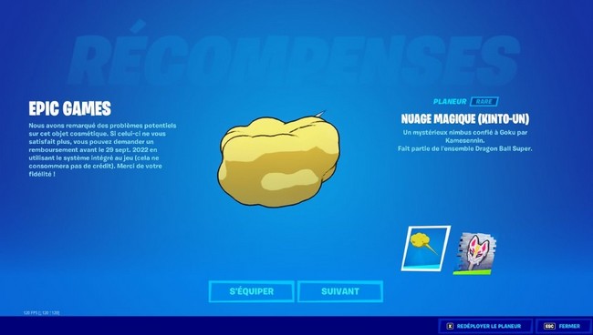 Comment débloquer le planeur Nuage Magique gratuitement dans Fortnite ?