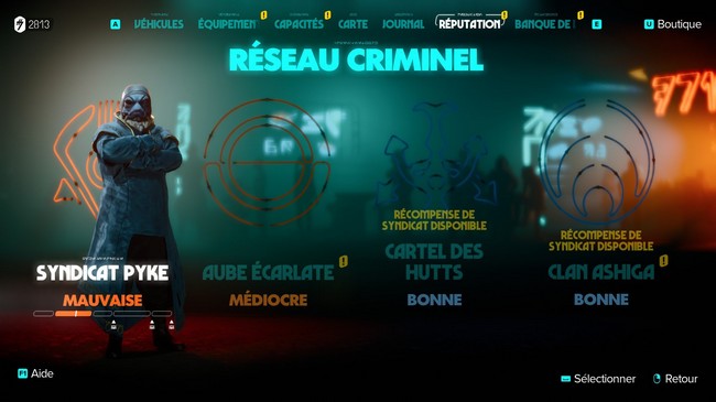 Réputation dans Star Wars Outlaws