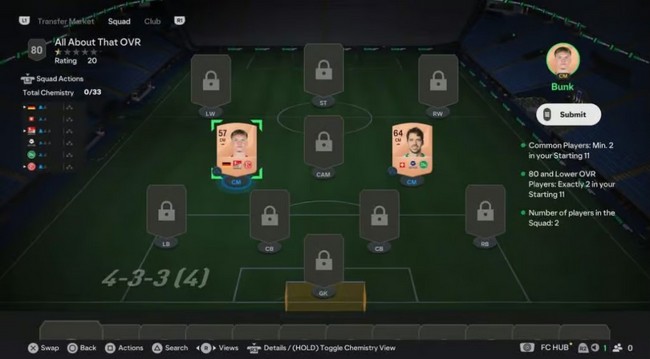 Solutions les moins chères pour le SBC Fondation II FC25