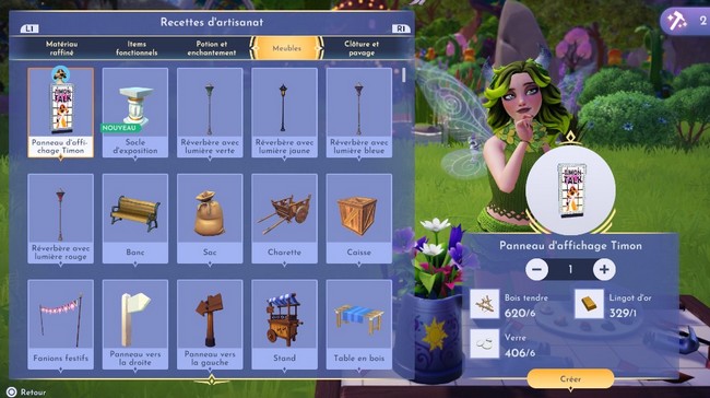 Quête "Conférence de Timon" dans Disney Dreamlight Valley