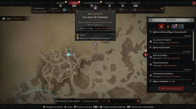 débloquer les Hordes infernales dans Diablo 4