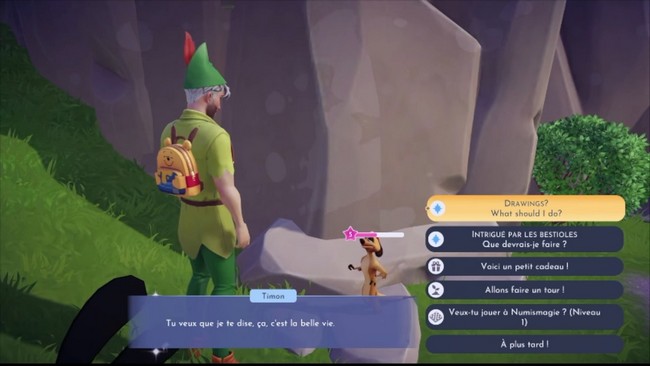 quête secrète « Drawings » dans Disney Dreamlight Valley