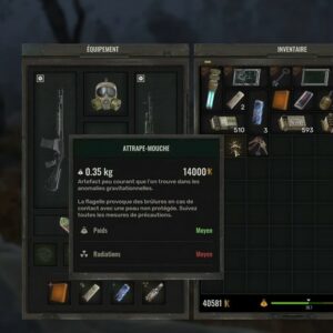 Où Trouver ATTRAPE-MOUCHE ARTEFACT POIDS MOYEN - STALKER 2