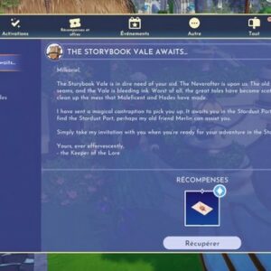 accéder au DLC Storybook Vale dans Disney Dreamlight Valley