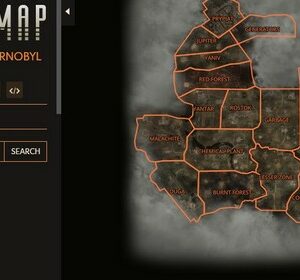 carte interactive S.T.A.L.K.E.R. 2 Heart of Chornobyl