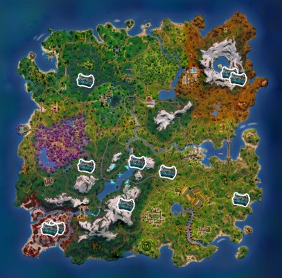 emplacements Coffres Élémentaires dans Fortnite