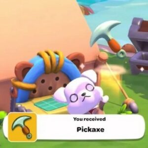 fabriquer la pioche dans Hello Kitty Island Adventure