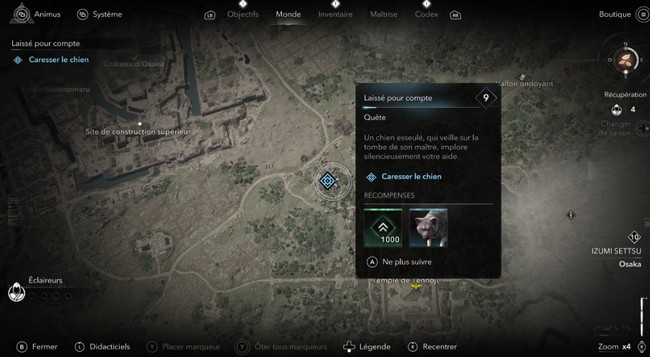 quête _Laissé pour compte_ dans Assassins Creed Shadows