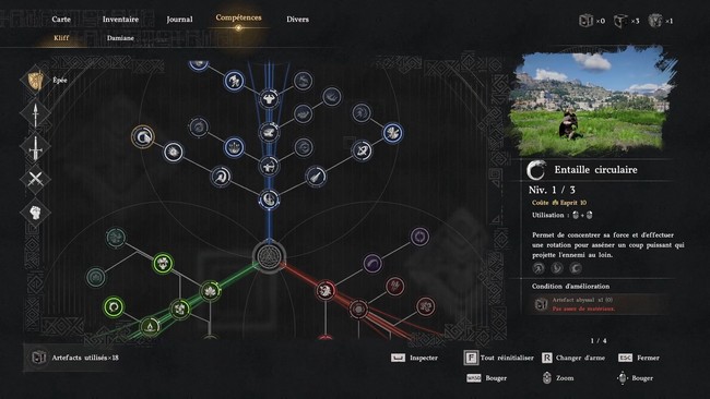 Carrière dérobée, libérer la carrière de Karin - Crimson Desert Entaille circulaire