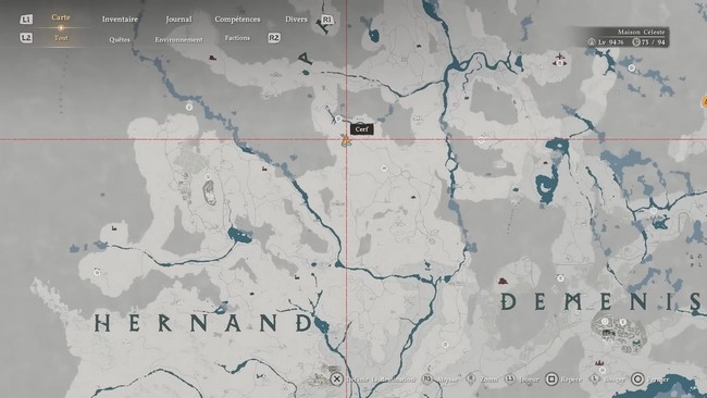 Emplacement Loup Croc d'Argent Crimson Desert