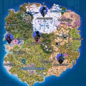 Emplacements des boss de Fortnite Chapitre 7 Saison 2