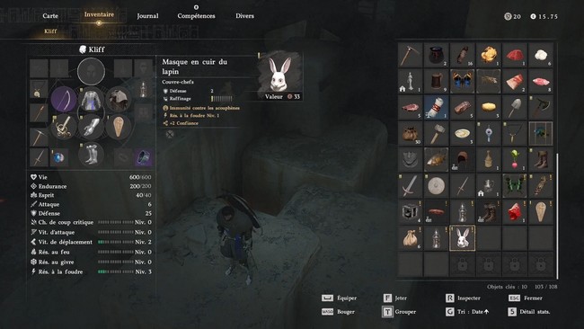 Masque en Cuir du Lapin dans Crimson Desert