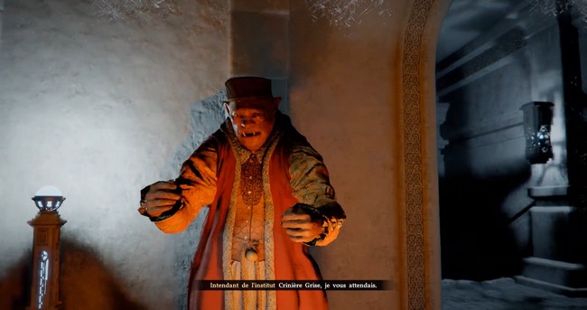 Parler à l'intendant de l'institut Crimson Desert